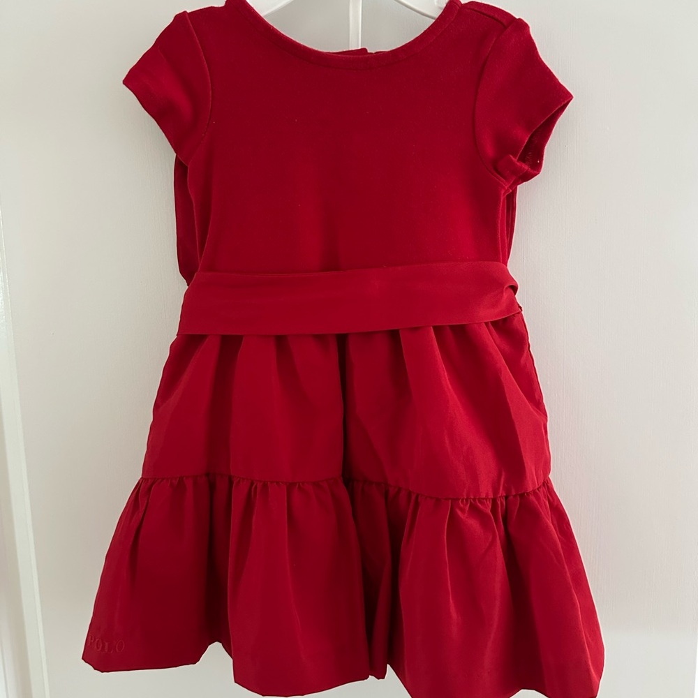 Ralph Lauren Vibrant Red Kids Dress